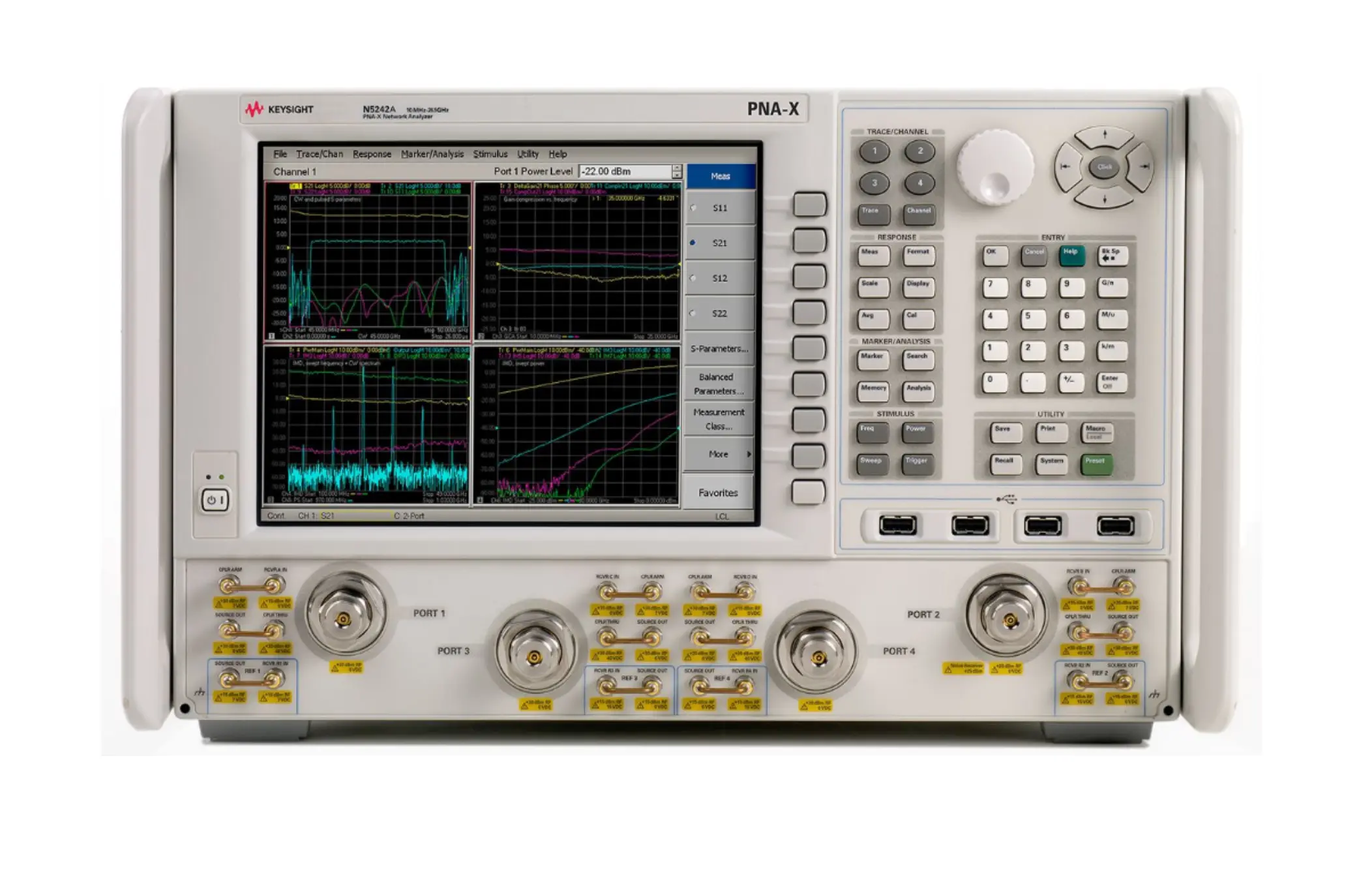 Keysight N5242A - mikrovlnný síťový analyzátor PNA-X
