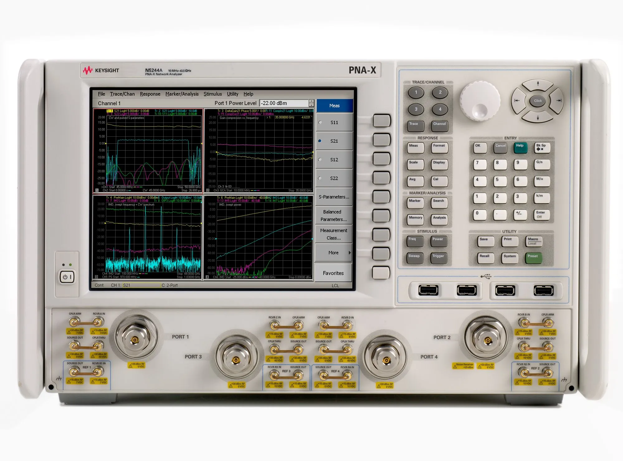 Keysight N5244AS - vektorový síťový analyzátor