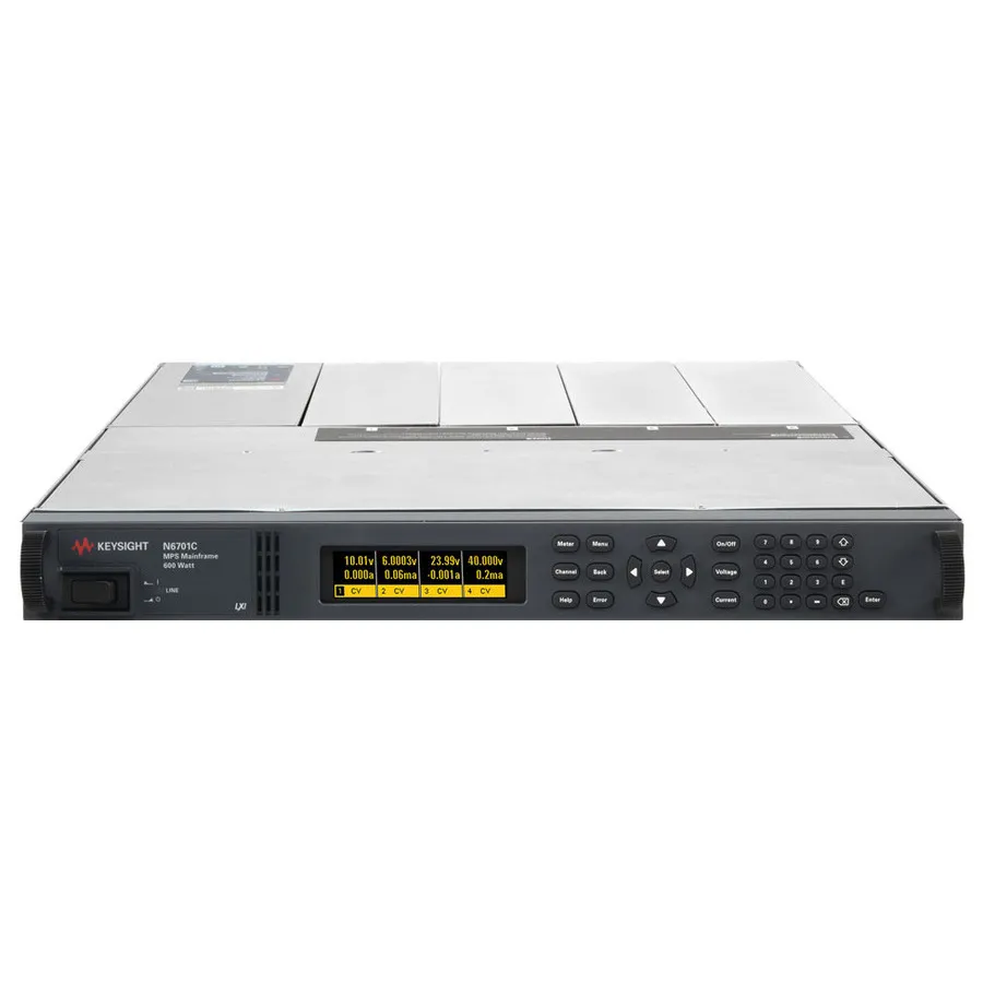 Keysight N6701C modulární napájecí systém mainframe s montážní sadou do racku