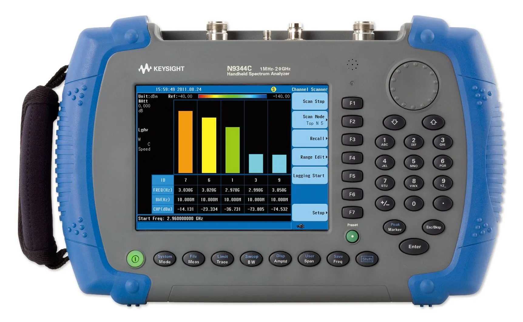 Keysight N9344C přenosný spektrální analyzátor