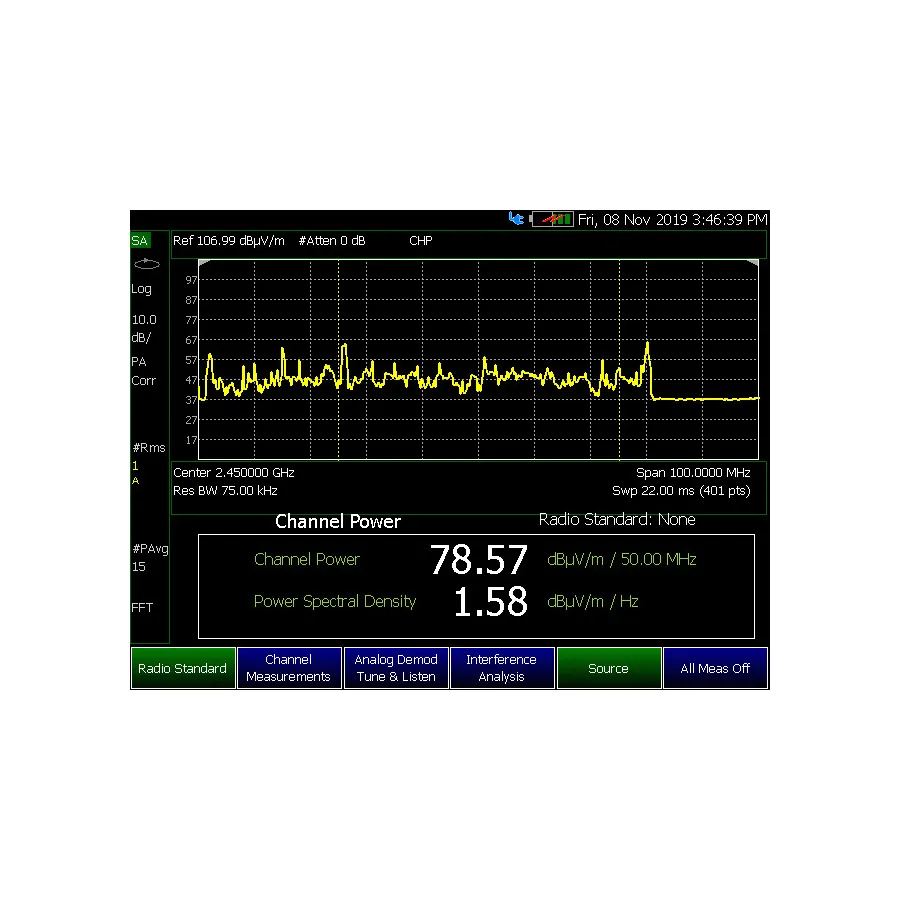 Keysight N9912CU/358 Možnost měření EMF