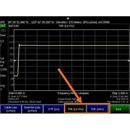 Keysight N9916B-215 Měření kabelu TDR
