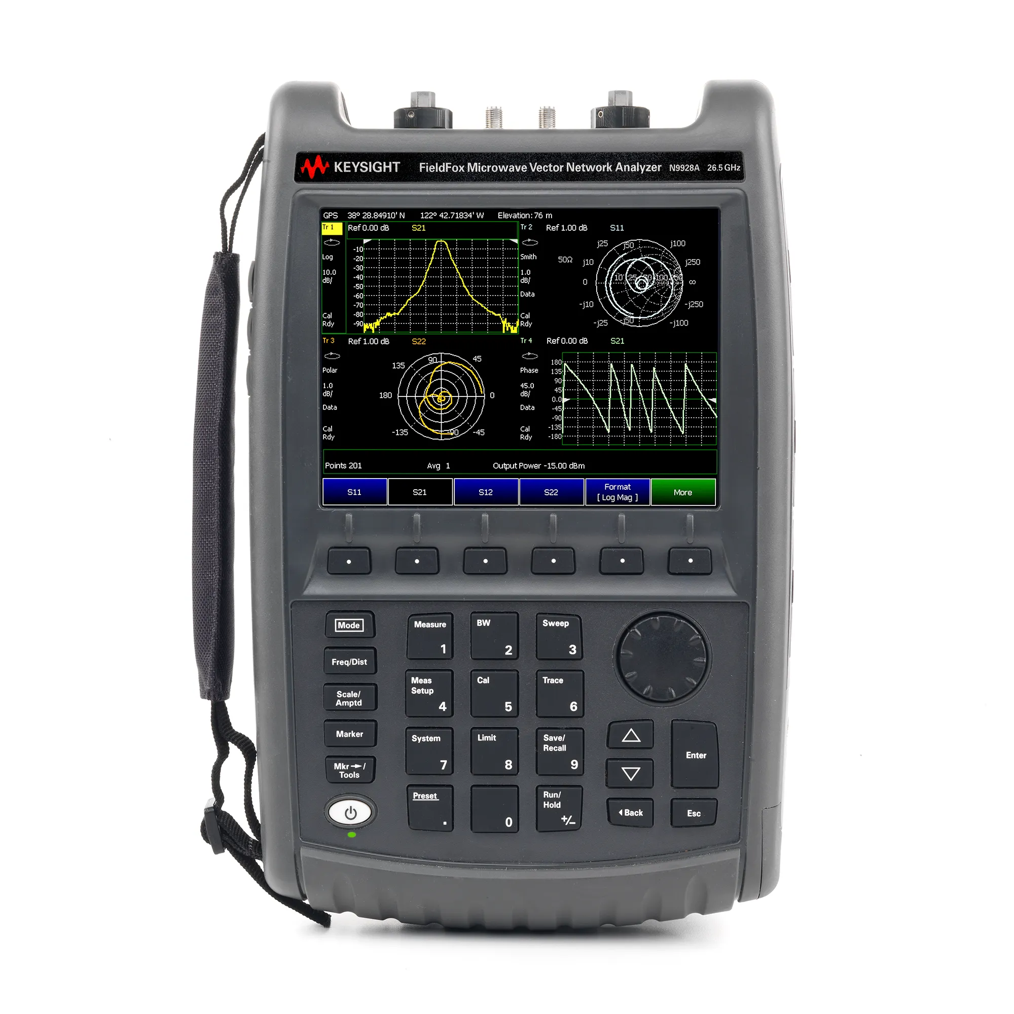 Keysight N9928A FieldFox Přenosný mikrovlnný analyzátor vektorové sítě