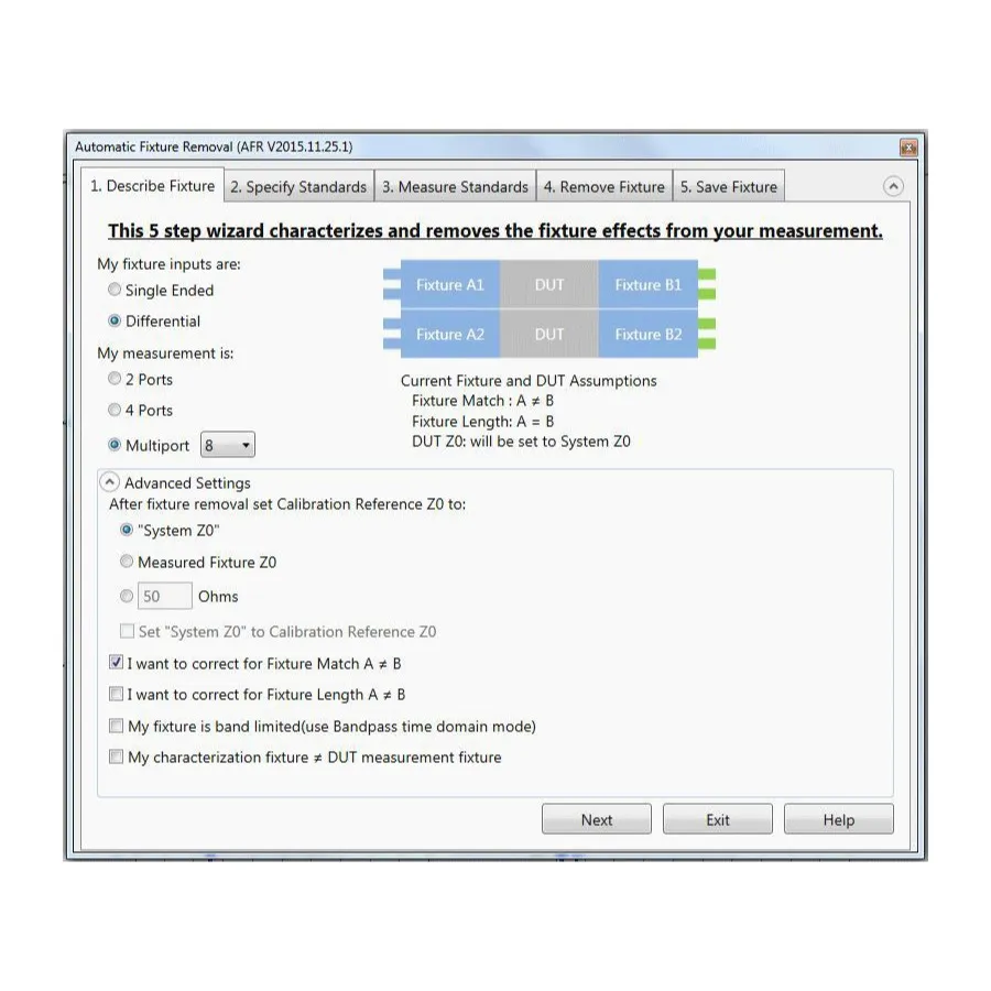 Možnost analýzy v časové oblasti Keysight S97010B