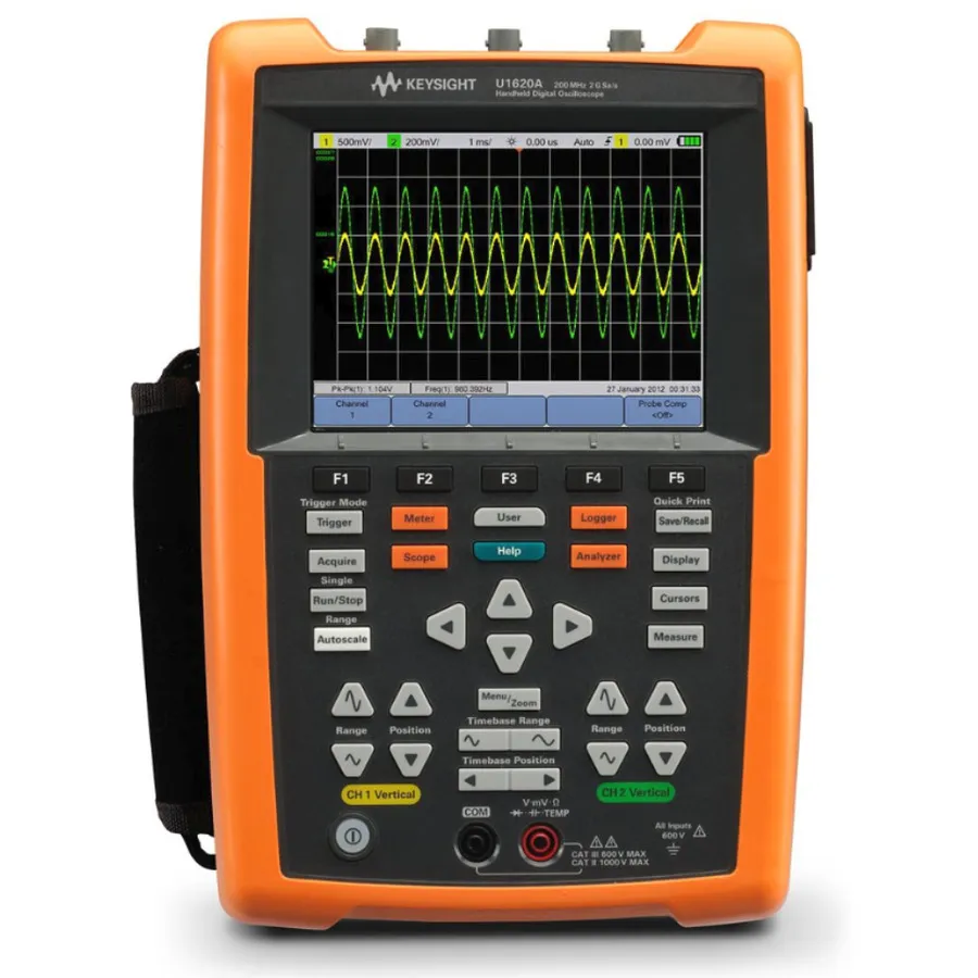 Keysight U1620A 200 MHz dvoukanálový přenosný osciloskop