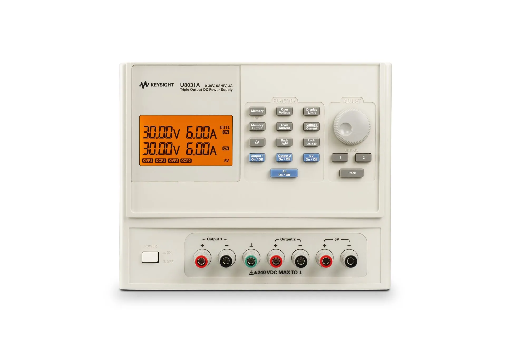 Keysight U8031A Trojnásobný napájecí zdroj DC s výstupem