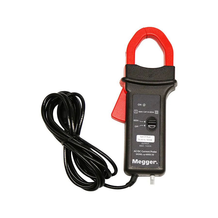 Sada proudových svorek Megger CP-600DC-ID-KIT s efektem Hall