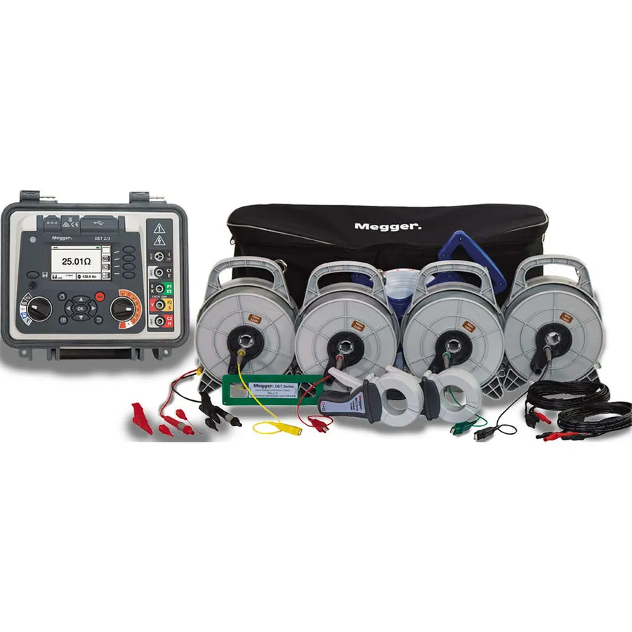 Měřič zemního odporu Megger DET2/3 KIT 330FT