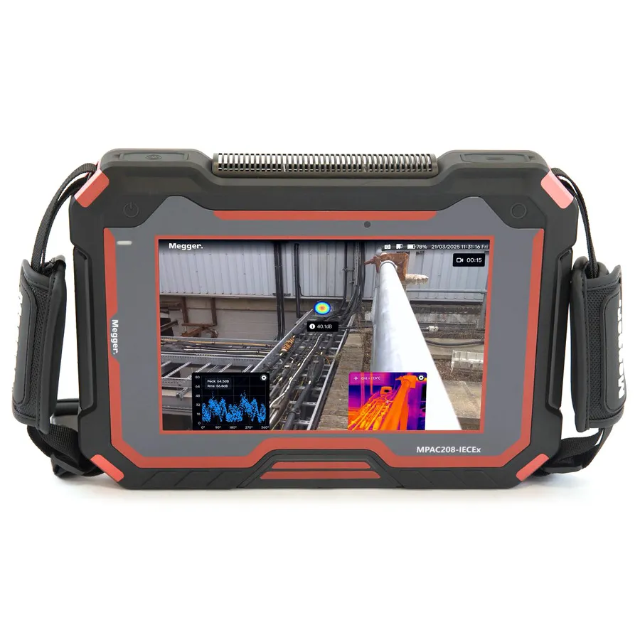 Megger MPAC208-IECEx Pro Kit Kamera a ověřovatel pro akustické zobrazování