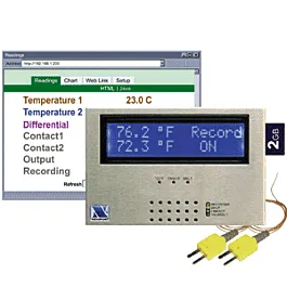 Záznamník dat termočlánků s duálním vstupem Omega Engineering ISD-TC