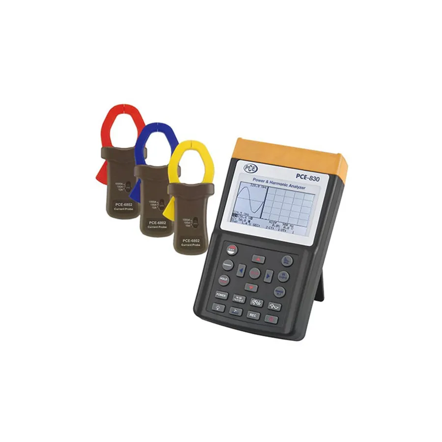 PCE Instruments PCE-830-2 Třífázový měřič výkonu se záznamem dat