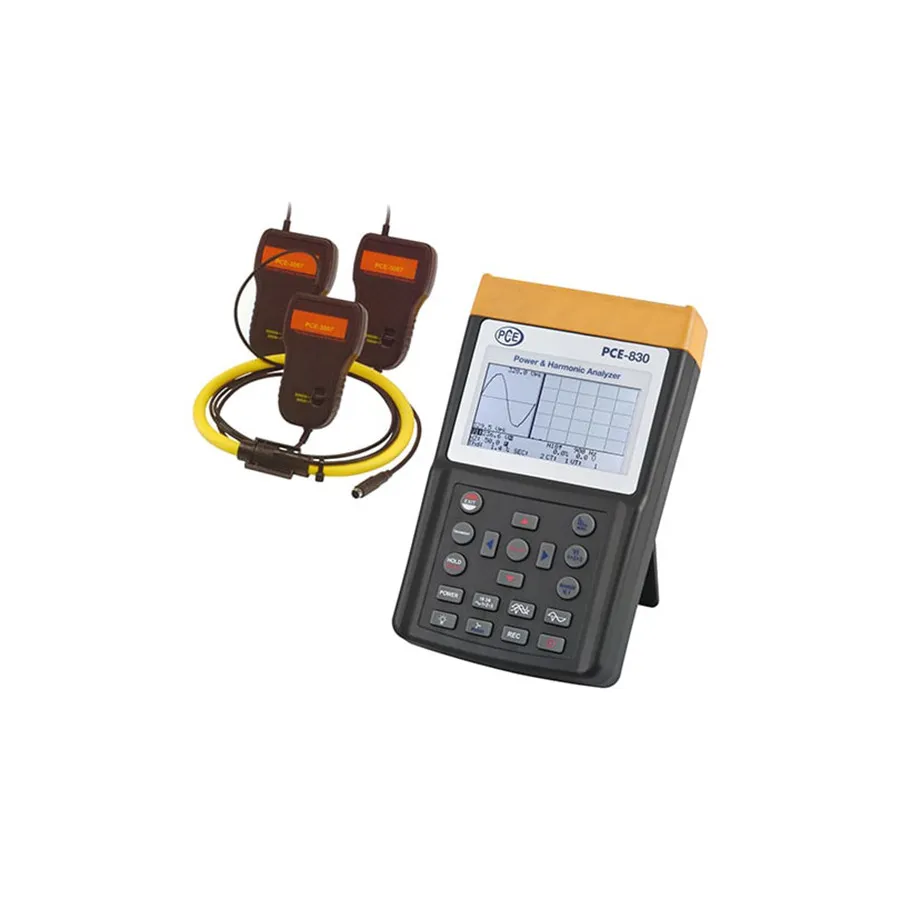 PCE Instruments PCE-830-3 Třífázový měřič výkonu se záznamem dat