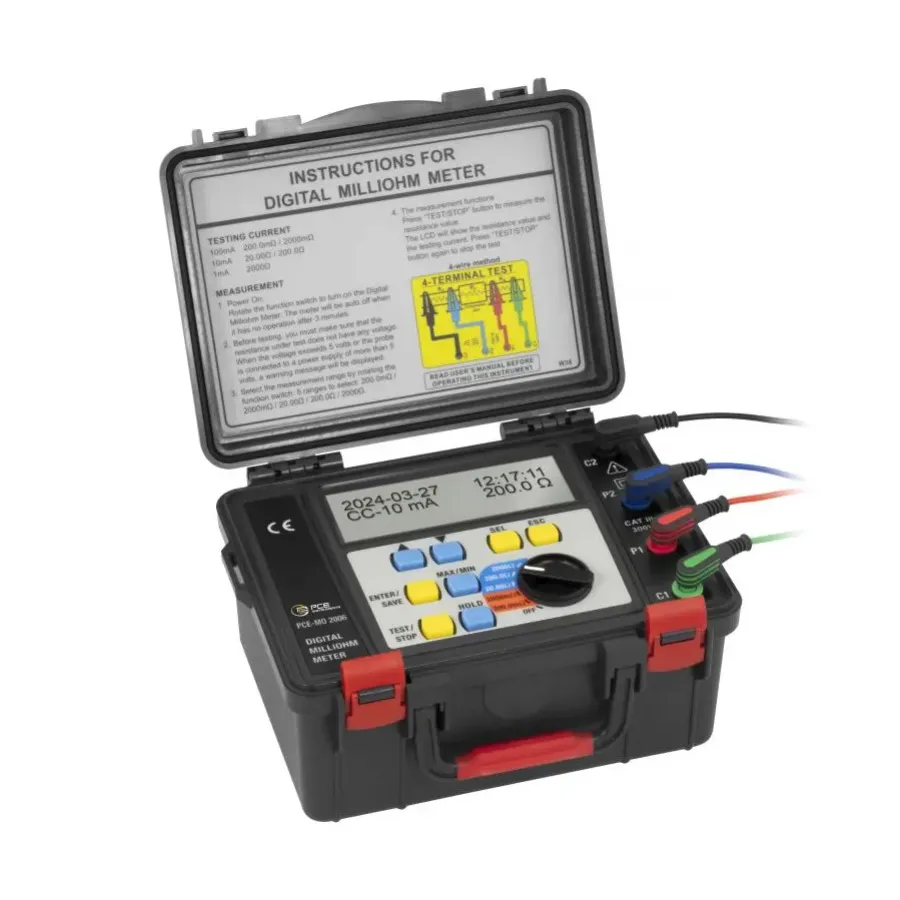 PCE Instruments PCE-MO 2006 Miliohmmeter