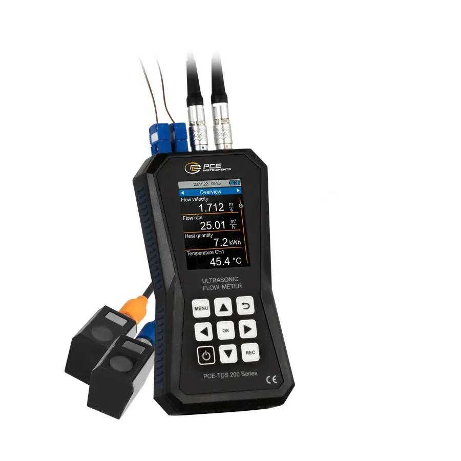 PCE Instruments PCE-TDS 200+ S Ultrazvukový průtokoměr