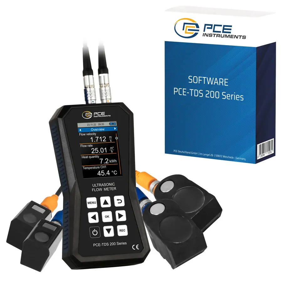 PCE Instruments PCE-TDS 200 SM-SW-KIT Ultrazvukový průtokoměr