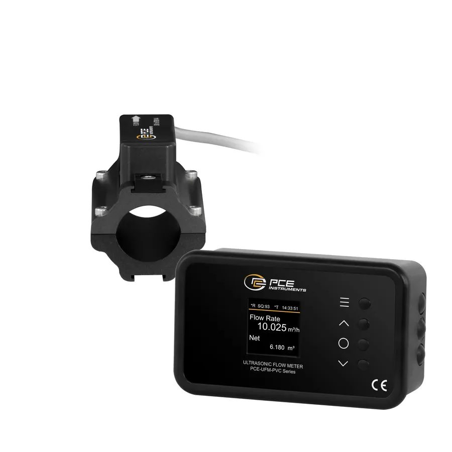 Kleštinový měřič průtoku ultrazvukem PCE Instruments PCE-UFM 25PVC