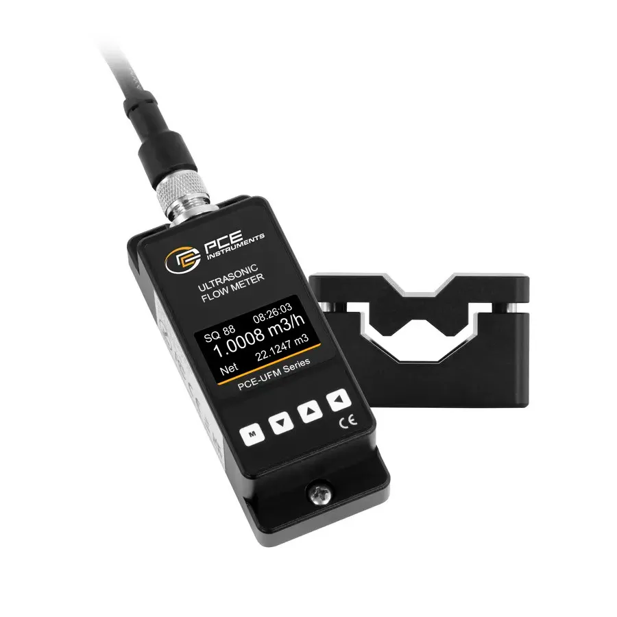 PCE Instruments PCE-UFM 8 Ultrazvukový měřič průtoku s kleštěmi