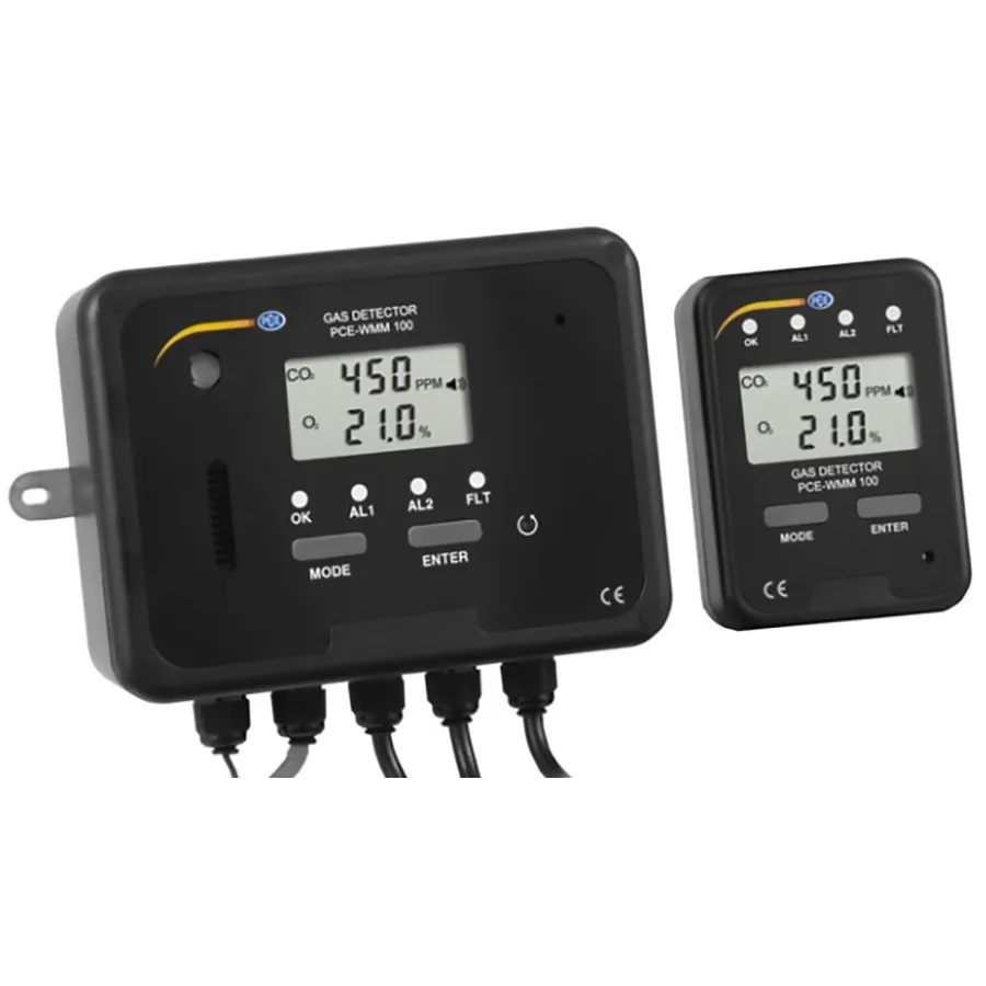 PCE Instruments PCE-WMM 100 Pevný detektor plynů CO2/O2