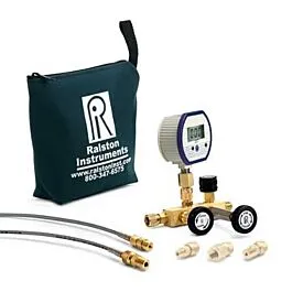Sada digitální kalibrační skříňky tlaku Ralston Instruments QTCM-3KPSIG-D
