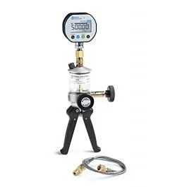 Hydraulická ruční pumpa Ralston Instruments QTHP-1KPSIG-D s manometrem tlaku