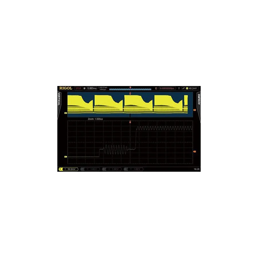 RIGOL DS7000-5RL upgrade paměti na 500Mpts