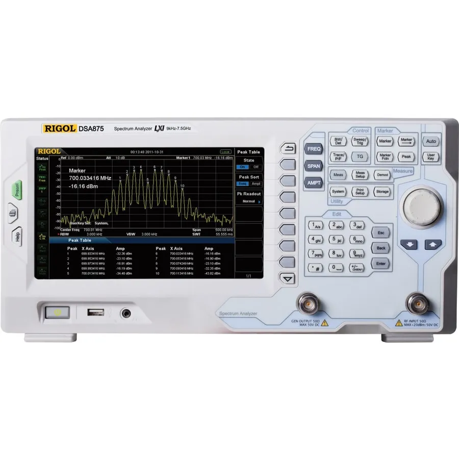 RIGOL DSA832-TG RF Analyzátor spektra