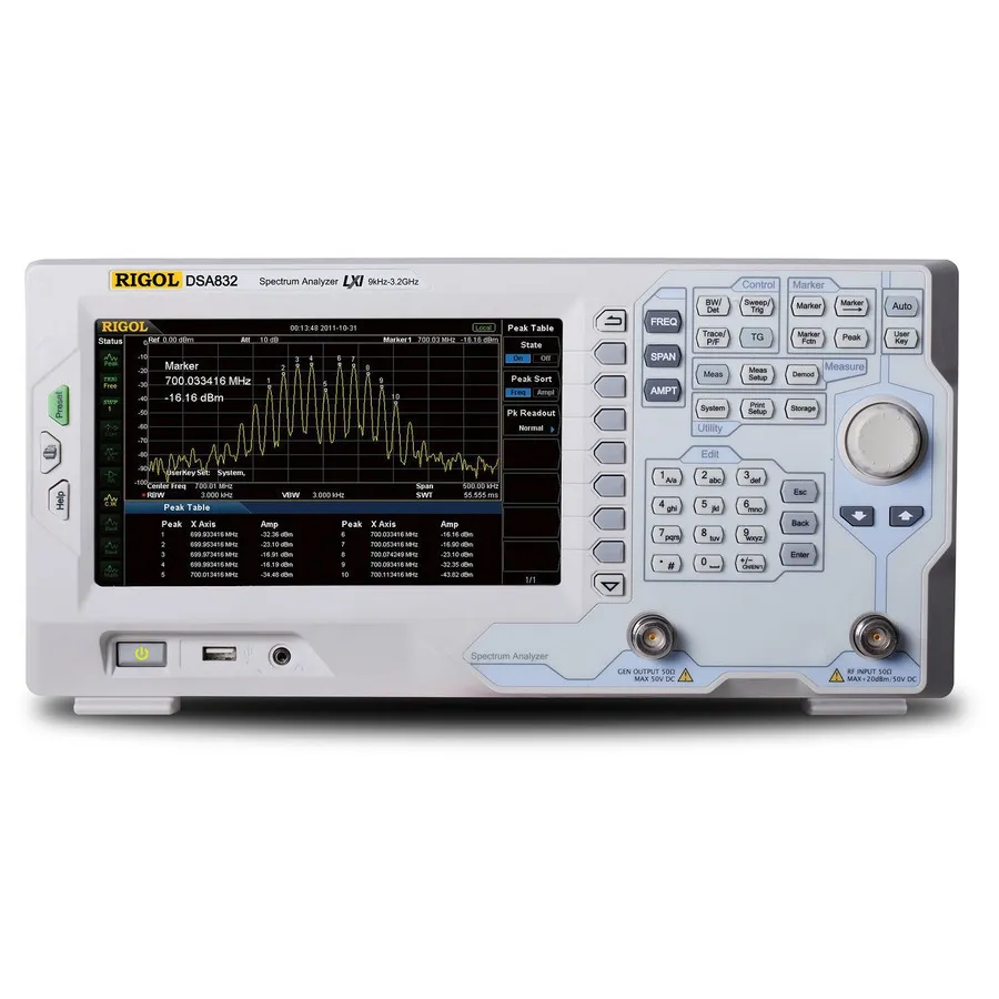 RIGOL DSA832E-TG Analyzátor RF spektra