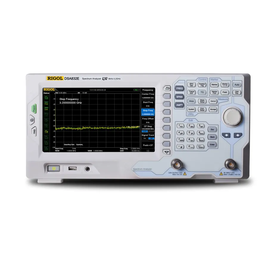 RIGOL DSA832E Analyzátor RF spektra