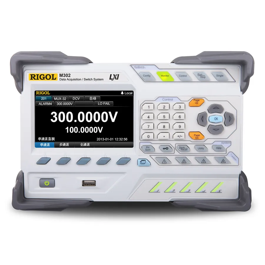 RIGOL M302 systém pro sběr dat a přepínání s DMM