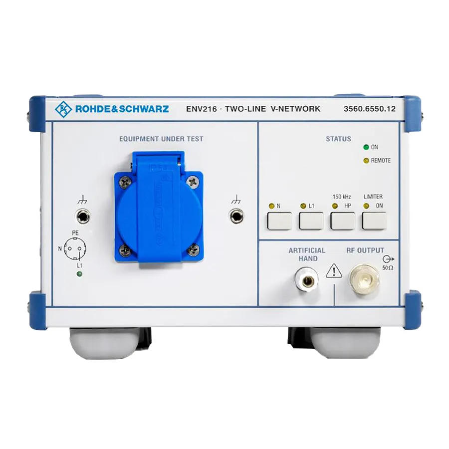 Síť stabilizace impedance Rohde & Schwarz ENV216