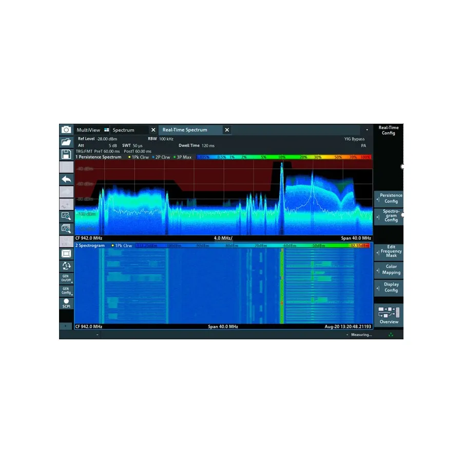 Rohde & Schwarz FPL1-K41R aplikace pro měření spektra v reálném čase