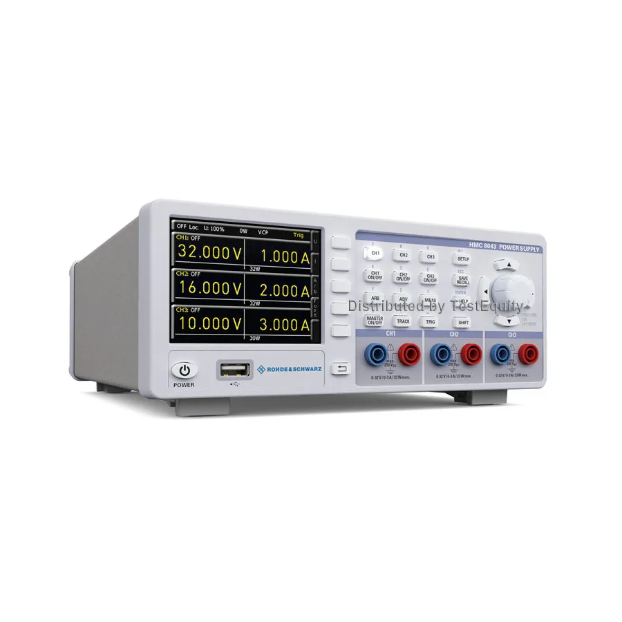 Rohde & Schwarz HMC8043-G.02 Zdroj stejnosměrného napětí se třemi výstupy s GPIB