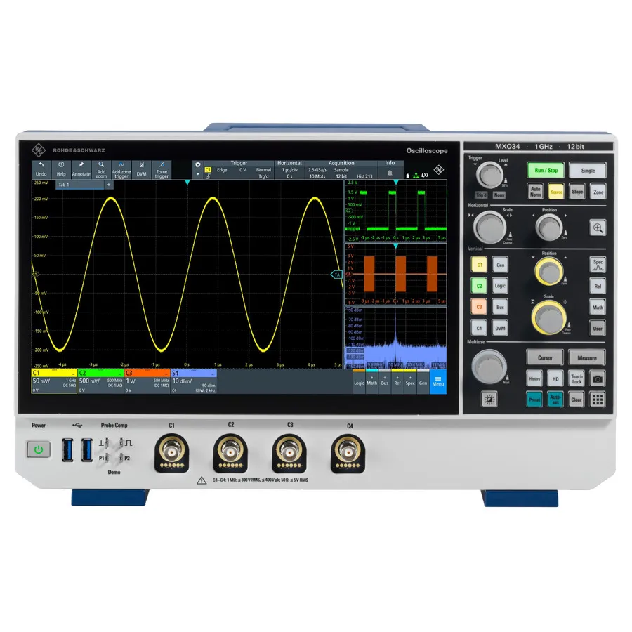 Osciloskop smíšených signálů Rohde & Schwarz MXO34-5PK