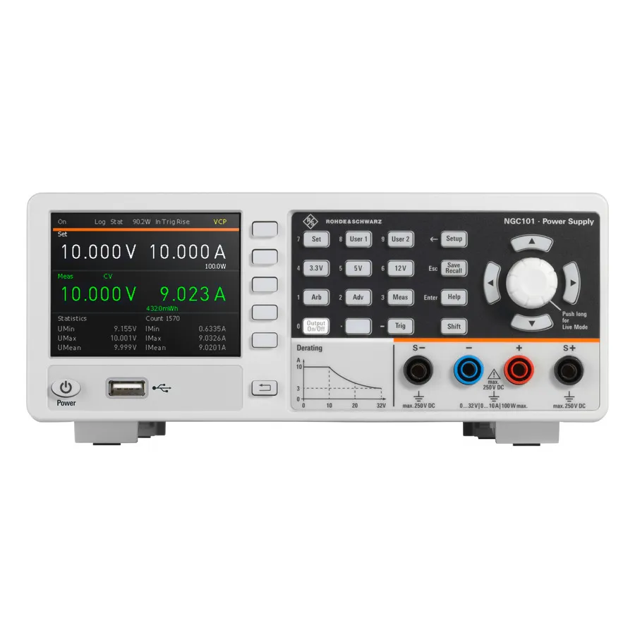 Rohde & Schwarz NGC101 zdroj napájení s jedním výstupem
