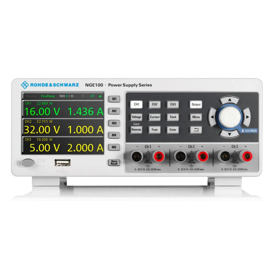 Rohde & Schwarz NGE103B Napájecí zdroj stejnosměrného napětí