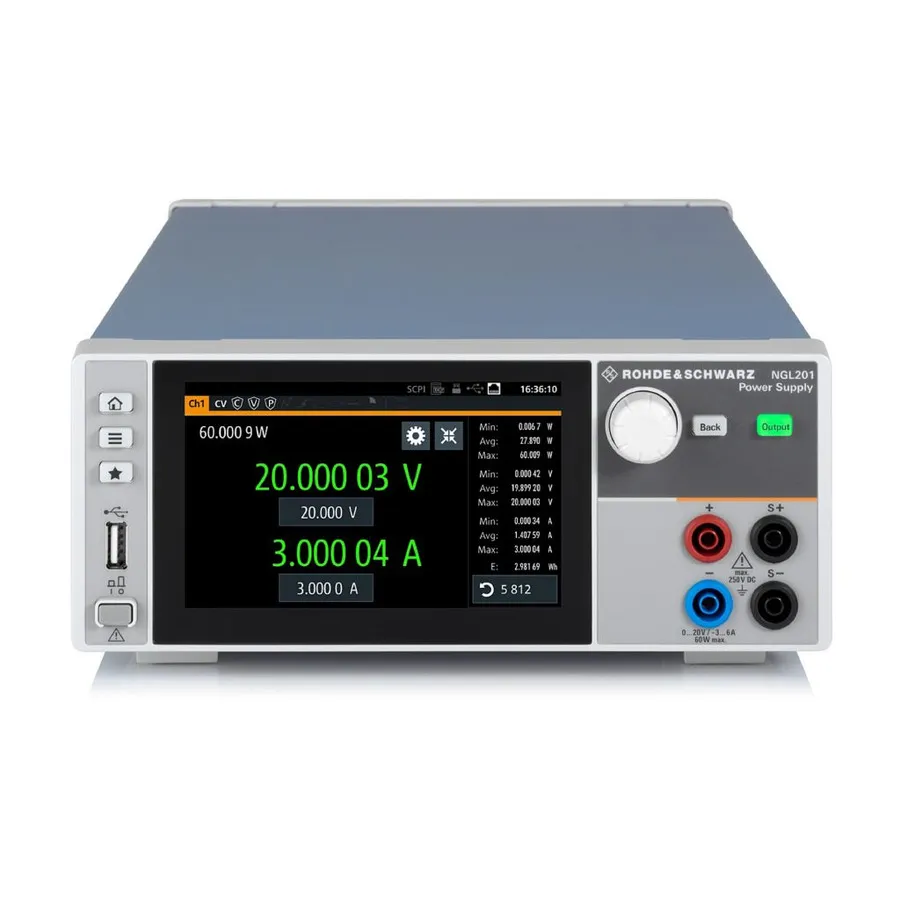 Rohde & Schwarz NGL202 stejnosměrný zdroj