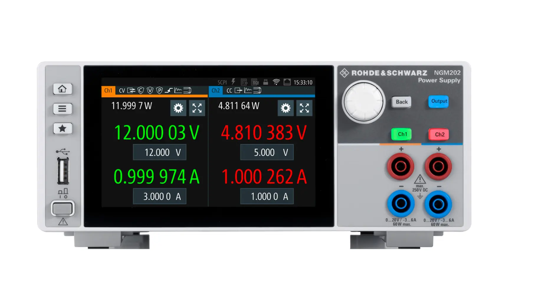 Rohde & Schwarz NGM-COM2A balíček stejnosměrného zdroje