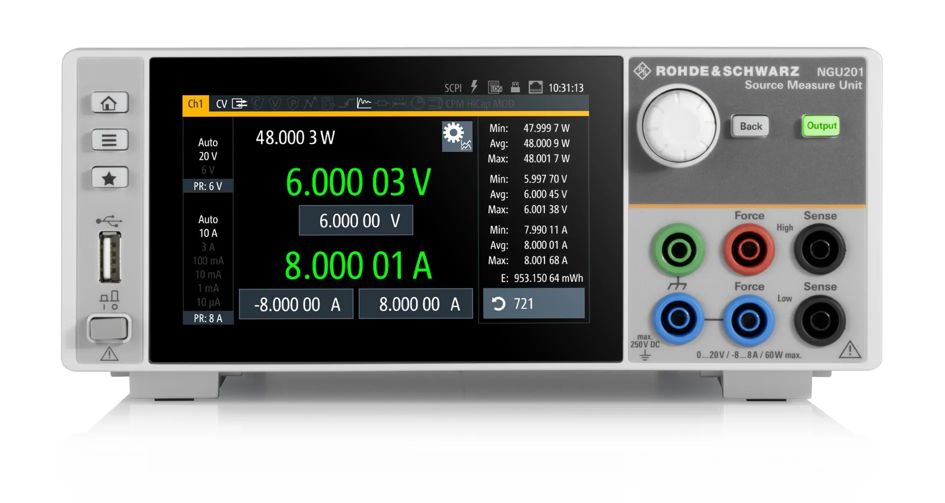 Rohde & Schwarz NGU201 jednotka měření zdroje