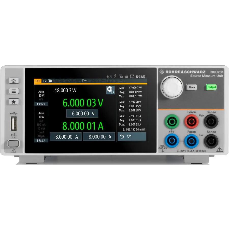Rohde & Schwarz NGU201 jednotka měření zdroje