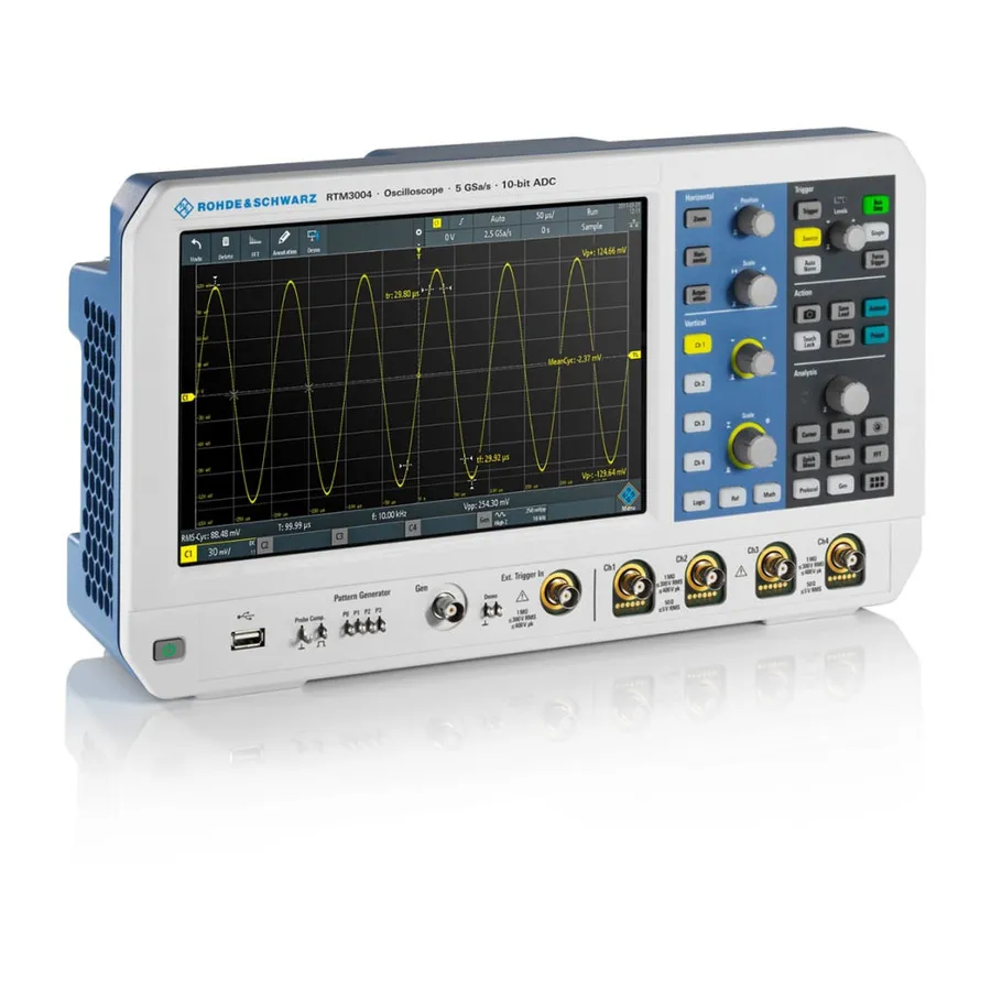 Rohde & Schwarz RTM3K-4ZS digitální osciloskop