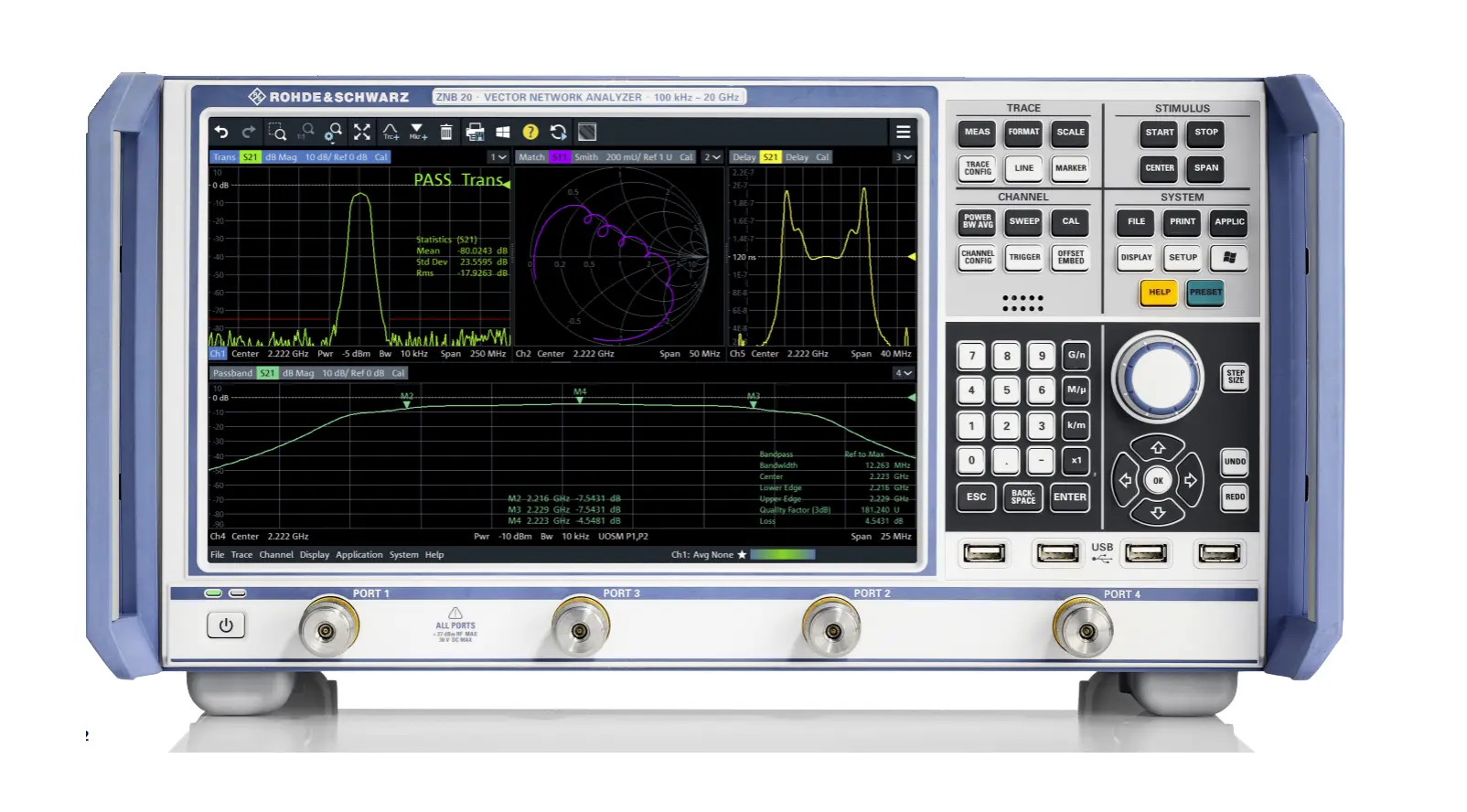 Rohde & Schwarz ZNB43 2portový analizátor vektorové sítě