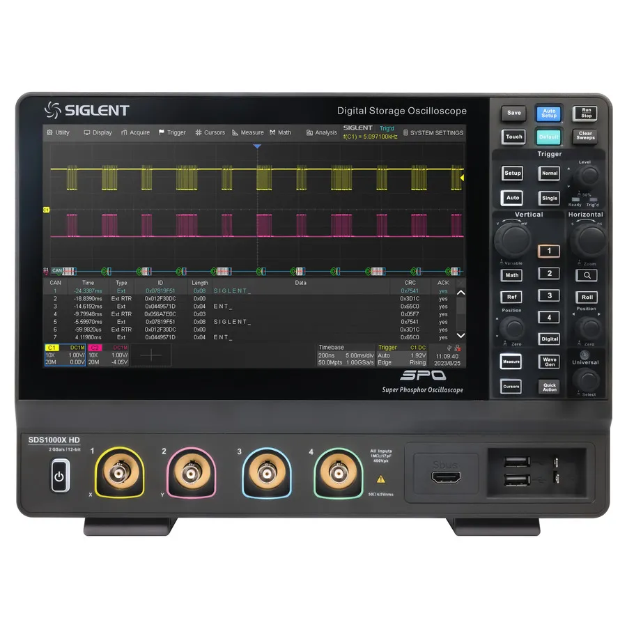 Siglent SDS1102X HD Smíšený signálový osciloskopu