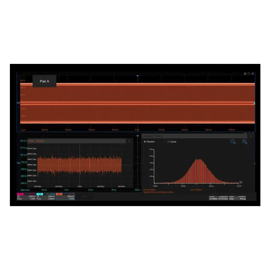 Software pro testování shody Siglent SDS7000A-CT-2.5/5/10GBASE-T