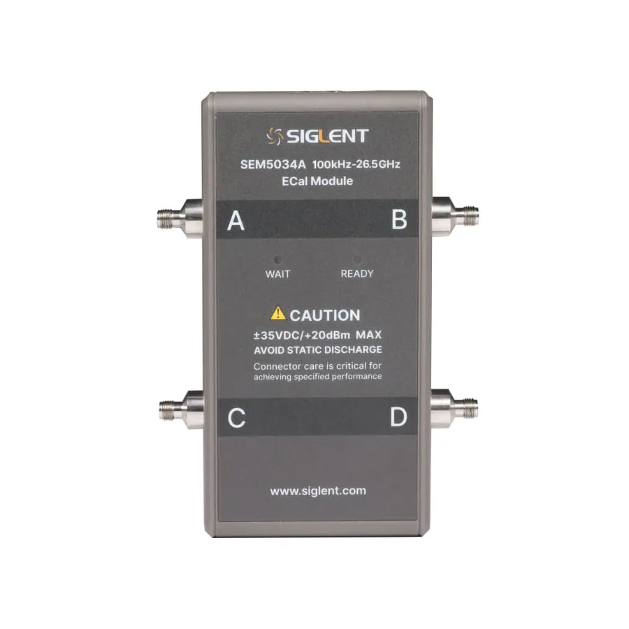 Siglent SEM5034A Elektronický kalibrační modul