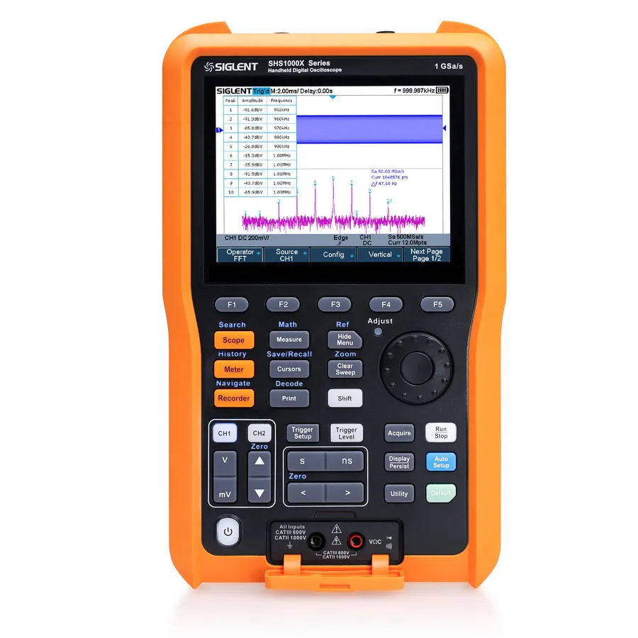 Siglent SHS1102X Ruční osciloskop