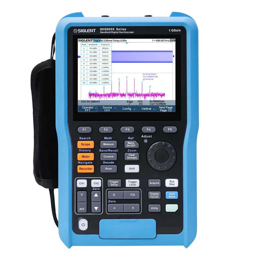Siglent SHS810X Ruční Osciloskop