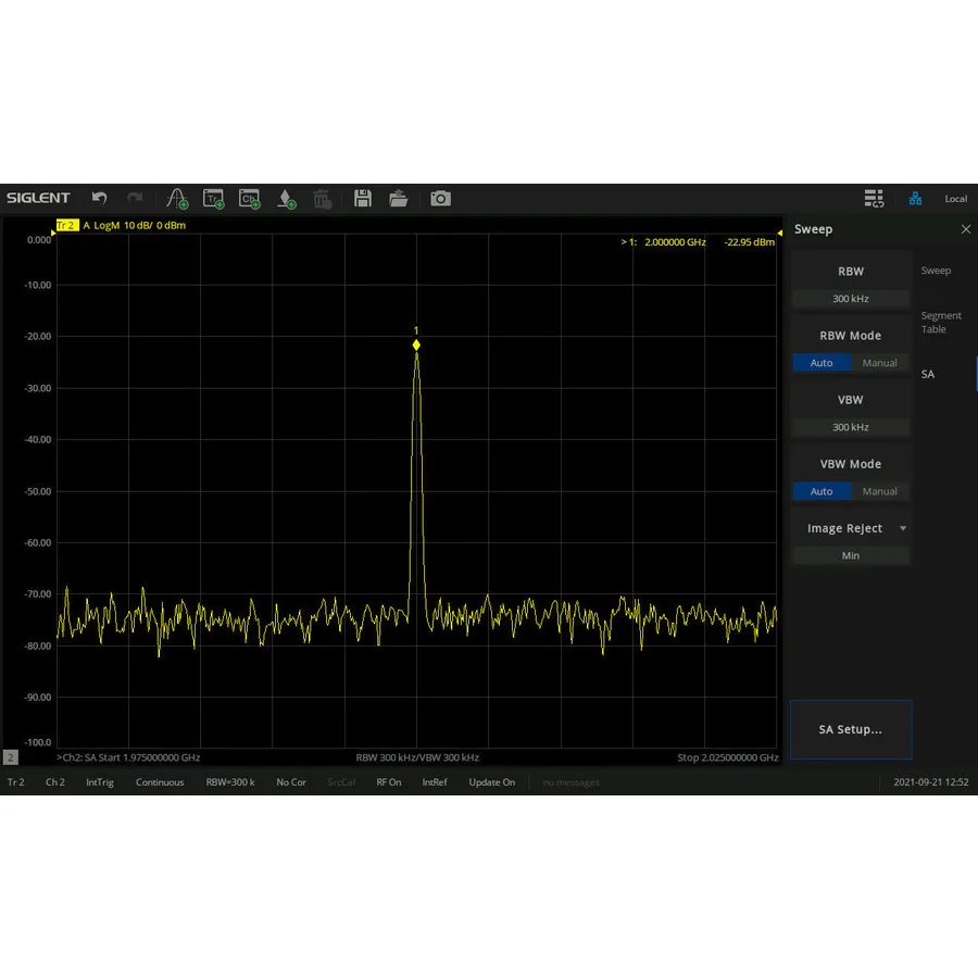 Siglent SNA5000-SA Spektrální analyzátor