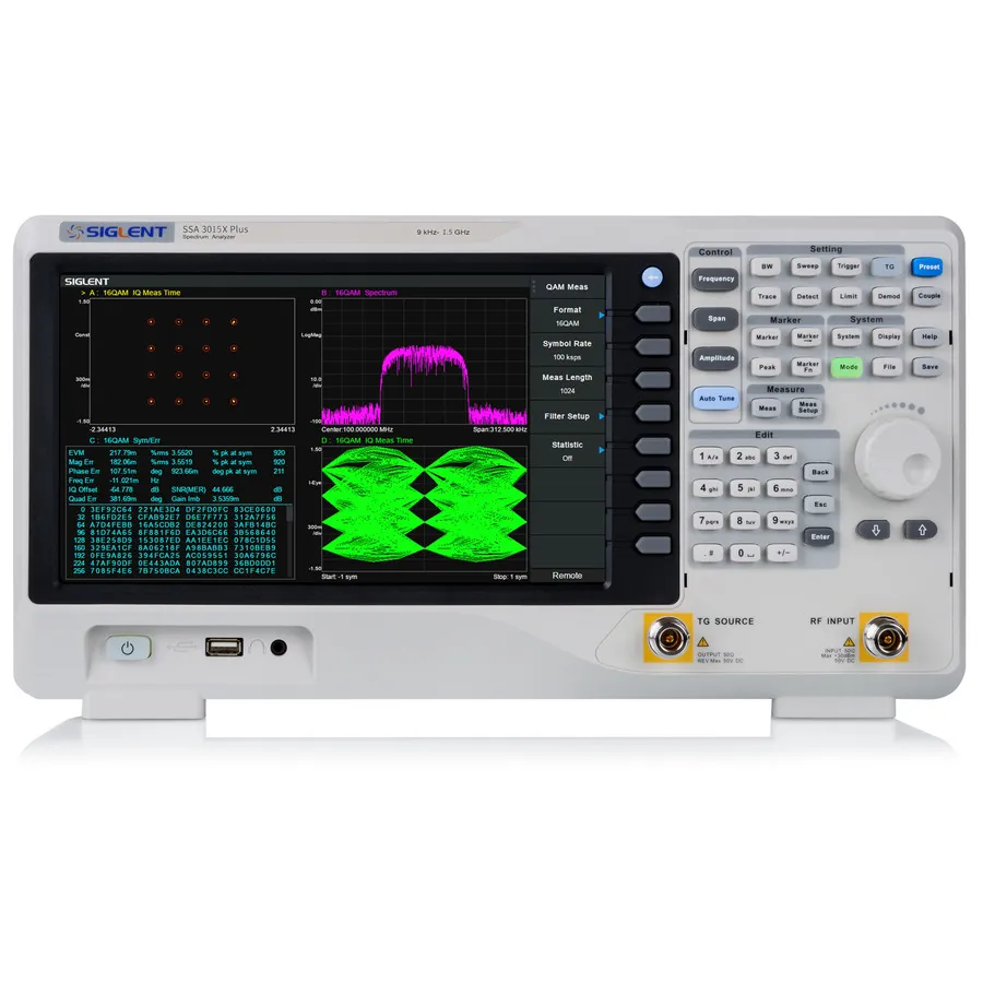 Siglent SSA3015X Plus Analyzátor spektra