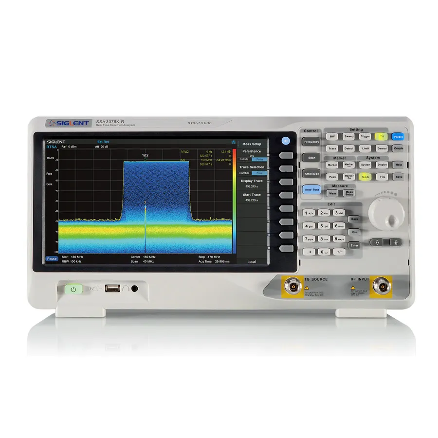 Siglent SSA3075X-R Analyzátor spektra v reálném čase