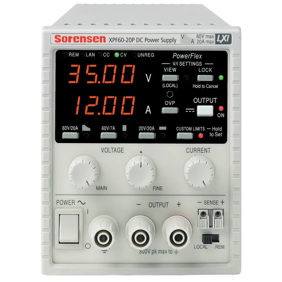 Sorensen XPF60-20S Zdroj jednosměrného proudu